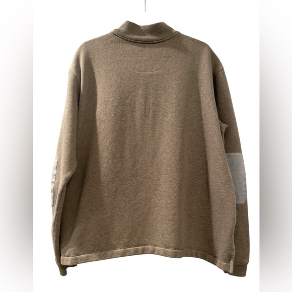 Sundance Men’s 1/4 Quarter Zip Up Long Sleeve Pullover Tan Size XL - Picture 2 of 8